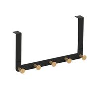 Générique Portasciugamani Robusto Sopra La Porta - Appendiabiti Stabile a Cinque Ganci Offrendo un supporto durevole e poco ingombrante per cappotti, asciugamani, cappelli e vestiti, costruiti