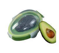 Générique Portatile Avocado Keeper, Stackable Space Saving Box, 6 Inch Freshness Container with Secure Lid, Kitchen Storage Organizer with Portable Design, Breakfast Prep Travel Picnic Healthy Eating