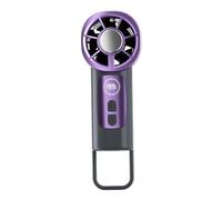Générique Portatile Car Fan -199 Regolabile Levels Ventilatore, LED Display USB Charging Fan With Clip And Hook | For Adults Students Summer Travel Driving Camping Beach Outdoor Kitchen Dorm