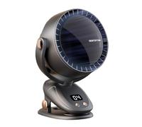 Générique Portatile Handheld Fan | Desk Fan | Handheld Fan With Digital Display | Wireless Silent Cooling Device | Portatile Fan For Desktop Camping Travel Home Kitchen Foldable & Ricaricabile