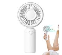 Générique Portatile Handheld Fan - Quiet 3 Speed Adjustable USB Ricaricabile | Personal Hand Held Fan,for Indoor Outdoor Home Office School Travel Commuting Walking Hiking