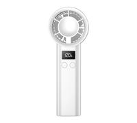 Générique Portatile Handheld Fan - Ricaricabile Personal Fan, Batteria Operata Mini Handheld Cooler, 120-Speed Quiet Summer Cooling Device For Outdoor Camping Travel Beach Picnic Vacation