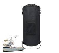 Générique Portatile Mesh Trash Bag For Boat | Barca Trash Can | Drawstring Holder Container Organizer Waterproof 11-15 Gal | Camp Trash Can | Borsa da viaggio per camion da campeggio