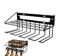 Générique Power Tool Organizer Wall Mount | Metal Wall Mount Hanger Storage Rack | Drill Holder For Garage Home Shed Organization For Drills For Workshop Home Shed Organization Drill Storage