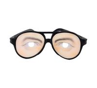 Générique Prank travestito Eyeglass | Naso Occhiali Funny | Occhiali Occhi divertenti | Maschio Femmina Halloween Trucco Toy Fancy Eyewear Dress Up Photo Props per Halloween Fools Day Accessorio
