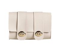 Générique Pranzo Per Gli Uomini Piccolo Pieghevole Candy One Ladies telefono portatile borsa a tracolla In Pelle Per, bianco, Taglia unica