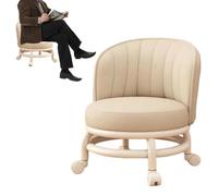Générique Pratico sgabello da lavoro, pratico sgabello cosmetico con | Sedili con funzione di regolazione in altezza, design con ruote stabili, mobile dal look moderno, accessori per l