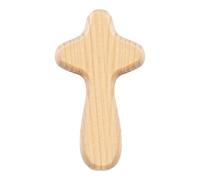 Générique Prayer Cross Set - Wooden Hand Held Cross, Small Palm Holding | Comfort Clinging Design System, Portable Faith Devotional Item Set For Praying Meditation Worship and Spiritual Reflection Us