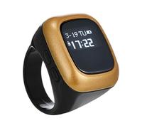 Générique Prayer Finger Counter, Digital Prayer Finger Counter, Multifunctional Counter Ring, Smart Pray Tracker Ring, Allarme Clock Finger Counter for Prayer and Meditation, Handy Daily Counter Tool