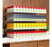 Générique Présentoir à Cigarettes à plusieurs niveaux pour la vente au détail, idéal pour Les commerces de détail. Présentoir Mural automatique en acrylique avec poussoir