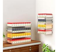 Générique Présentoir à Cigarettes à plusieurs niveaux, présentoir Mural en acrylique avec poussoir automatique - Solution de Rangement organisée pour Les supérettes et Le
