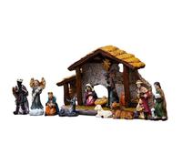Générique Presepe di Natale Figurine Resina | Piccole Figure Di Natività per Tavolo | Religiose Cristiane Collezionabili per la Decorazione Domestica Del Del Cappotto