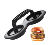 Générique Pressa per hamburger | Stampo per bistecche tritate - Accessorio da cucina multifunzione con facile rilascio per preparare carni, salsicce, pancetta e cottura al forno