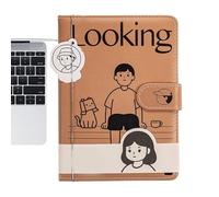 Générique Pretty Notebook, 96-Sheet Cartoon Diary Journal with Magnetic Buckle, Creative Cover Design, Ink-Resistant Pages, Fun-Filled Adorable Stationery for Girls and Women, Ideal for Daily Writing