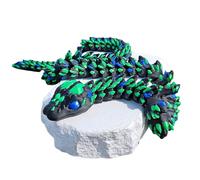 Générique Printed Flessibile Snake Toy, Realistic Easter Basket, Adorable Articolated Snake Model for Desk Decoration, Birthday Surprise and STEM Learning Fun, Boys Girls Adults