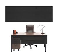 Générique Privacy Desk Skirt, No-Drill Cord Management Panel, Adjustable Desk Screen with Wire Concealing Feature, Fabric Desks Privacy Skirt for Home Office, Apartment, Studio, Classroom, Farmhouse