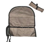 Générique Professional Woodcarving Tool Roll - 18oz Canvas Chisel Bag with Gussêted Gouge Pockets & Bench Cħisel Slot. Roll-Up per Carvers, Luthieřs & Cabinetmakers. Qualità Herītage.