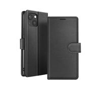 GÉNÉRIQUE Protettiva ZAN-BK-13MI Custodia a libro per Apple iPhone 13 Mini, Nero