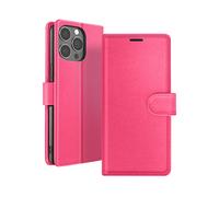 GÉNÉRIQUE Protettiva ZAN-FS-13PR Custodia a libro per Apple iPhone 13 Pro, Fucsia