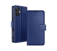 GÉNÉRIQUE Protettiva ZAN-NT-16M Custodia a libro per Apple iPhone 16 Plus, Blu notte
