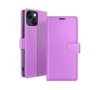 GÉNÉRIQUE Protettiva ZAN-PP-14M Custodia a libro per Apple iPhone 14 Plus, Viola