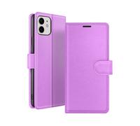 GÉNÉRIQUE Protettiva ZAN-PP-IP12 Custodia a libro per Apple iPhone 12/iPhone 12 Pro, Viola