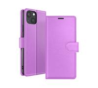 GÉNÉRIQUE Protettiva ZAN-PP-IP13 Custodia a libro per Apple iPhone 13, Viola