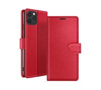 GÉNÉRIQUE Protettiva ZAN-RD-11PM Custodia a libro per Apple iPhone 11 Pro Max, Rosso