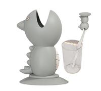 Générique Protezione per la testa dello spazzolino da denti | Portaspazzolino decorativo - Custodia di protezione pratica per casa, bagno, viaggi, grigio, Se référer au descriptif, riferimento