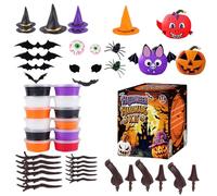 Générique Pumpkin Craft Kit - Halloween Pumpkin Craft Clay Kit | Kids Pumpken Crafts Set, Modeling Supplies Educational Toys for Students Children Preschool Kindergarten And School