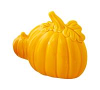 Générique Pumpkin Decor, Ceramic Halloween Figurine, 4,84 x 3,82 in Fall Themed Table Ornaments, Hand-Painted Seasonal Design, Glossy Finish for Indoor, Outdoor, Fireplace, Bookshelf, Bedroom