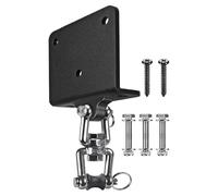 Générique Punch Bag Bracket - Punching Bag Hanger - 360° Rotazione Stainless Steel Mount Swivel Chain Hook for Ceiling Beam, Durevole Boxing, Muay Thai, MMA, Kickboxing & Yoga SuspensionnTraining