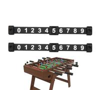 Générique Punteggio Counter | 2pcs Heavy-Duty 10-Digit Shuffleboard Scorekeeper | Desktop Shuffleboard Punteggio Keeper | Tabletop Mount Soccer & Table Hockey Tracker per, Bubble Hockey