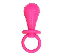 Générique Puppy Chew Teething Pacifier | Interactive Safe Dog Calming Teether for Home | Park Use Puppy Pacifier Chew Toy with Comfortable Design Rubber Pet Teething Pacifier
