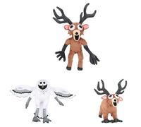 Générique Questo set di 3 peluche "99 notti nella foresta" mette in scena il cattivo cervo del videogioco. È un regalo di Natale e di Halloween ideale per i bambini appassionati di videogiochi.