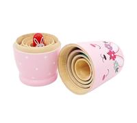 Générique Rabbit Nesting Dolls, Russian Nesting Toys, Wooden Educational Stacking Playsets, Cartoon Home Decoration, Fun Learning Toy for Boys and Girls, Convenient to Care, Good Present