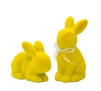 Générique Rabbit - Statua in resina Bunny Sculpture, per Easter Home Tabletop Shelf Spring Display Party Centerpiece Tiered Tray