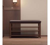 Générique Rack per panchina con portaoggetti - sedili d'ingresso in legno massiccio e organizzatore, elegante ripostiglio per ingresso, camera da letto, armadio e corridoio