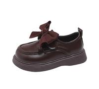 Générique Ragazza Rosso Dita Separate Stivaletti Small Leather Shoes Baby Single Shoes Ragazza Multicolore Punta Ciclistica Stivali, marrone, 26 EU