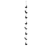Générique Rain Chain for Gutters - Metal Decorative Bird Theme, Rust Resistant Outdoor Gutter Catcher with Elegant Design for Garden, Yard, Backyard, Courtyard, Landscapers and Homeowners