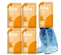 Générique Rain Shoe Cover, Waterproof Shoe Covers, 10 pezzi antiscivolo Reusable Boots Portable Design, Shoes Protection for Men, Outdoor Use, Costruzione, Hiking, Cycling and Travel, Modello High-end