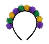 Générique Rainbow Pom Bandbandband, Pom Bandbands | Heaves palla arcobaleno divertenti morbidi | Vestire copricapo, ornamento per capelli, acconciatura moda cosplay per le donne