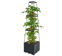 Générique Raised Garden Bed - Adjustable Outdoor Planter, 45 pollici Trellis with Sturdy Frame, Balcony Yard Deck Container, Tomato Strawberry Flower Grower, Indoor Patio Planter for Gardening