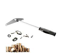 Générique Rastrello telescopico per chip - Spinta bastone retrattile, collettore portatile | Durevole Metal Supplies Poker Chips Harrow per ACCESSO DI GUARNIZIONE Dices Easy Di