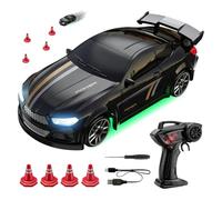 Générique RC Auto Telecomandata, 1:64 Auto Telecomandato Di Drift 4WD Deriva RCAuto Aeicolo Corsa Ad Alta Velocità Rc Deriva Auto Movaiole Giocattolo per Ragazzi Bambino, Carica:10 minuti