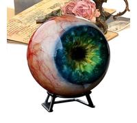 Générique Realistic Eyeball Decor, Scary Large Eye, Lifelike Smooth Design, Hyper Realistic Detail Display Piece, Sturdy Material Eye Catching Style for Cabinet Table Bookshelf Home Decor Use