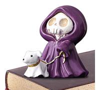 Générique Reaper Statua, Skull Reaper, Funny Halloween Accent Entertainment Boredom Relief Stress, Walking Dog Sculpture for Fireplace, TV Cabinet, Bookshelf, and Desktop Decorations
