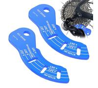 Générique Rear Derailleur Chain Gap Gauge - 2 x Bike Adjustment Tool | 12 Speed Chaingap Setup for, Hiking, Road Cycling, City Bicicles, Precise Gear Allineamento Smooth Shifting System