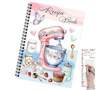 Générique Recipe Book, Family Cookbook Planner, 5,83 x 8,27 Inches Track Food History, Handwritten Cooking Journal for Baking, Meal Prep, Daily Kitchen Use, Travel, Birthday Gift, and Beginners