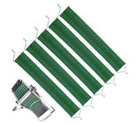 Générique Recliner Fabric Belts - Folding Chair Fabric Bands Chairs Support Elastic Band 5pcs Reinforced Nylon Metal Chair Strap Set Load Bearing Repair Accessories